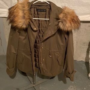 Never worn Zara parka